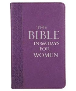 Lux-Leather Purple - the Bible in 3665 Days for Women